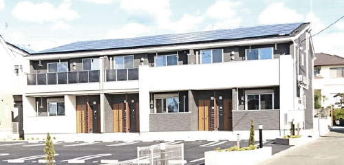 戸建てのZEH基準を満たす、日本初の賃貸集合住宅（静岡県伊豆市）