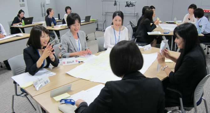 女性管理職との交流会の写真