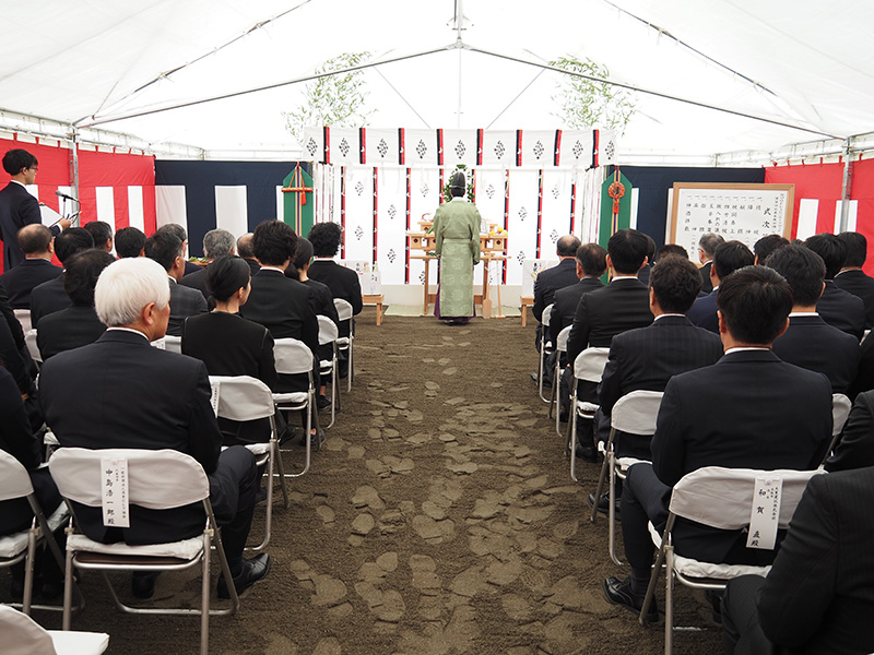 地鎮祭を実施