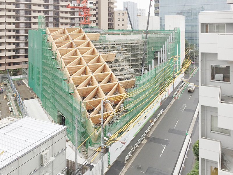 CLT屋根工事