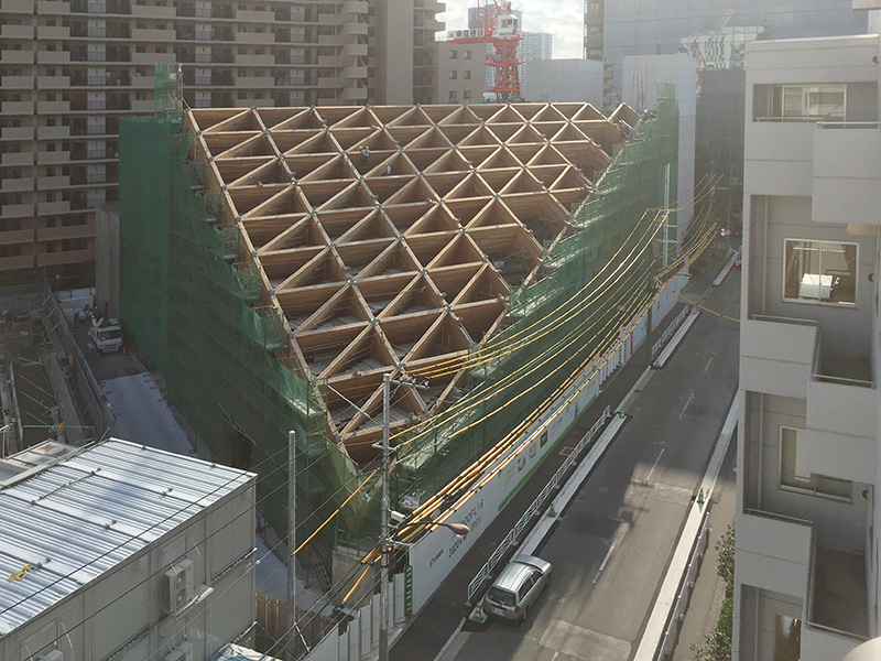 CLT屋根工事